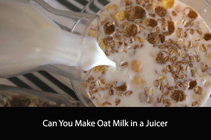 Can You Make Oat Milk in a Juicer