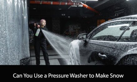 Can You Use a Pressure Washer to Make Snow