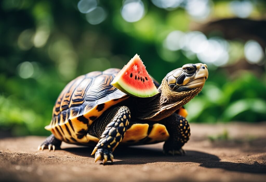 Can Red Foot Tortoise Eat Watermelon