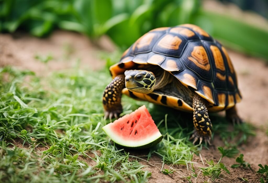 Can Red Foot Tortoise Eat Watermelon