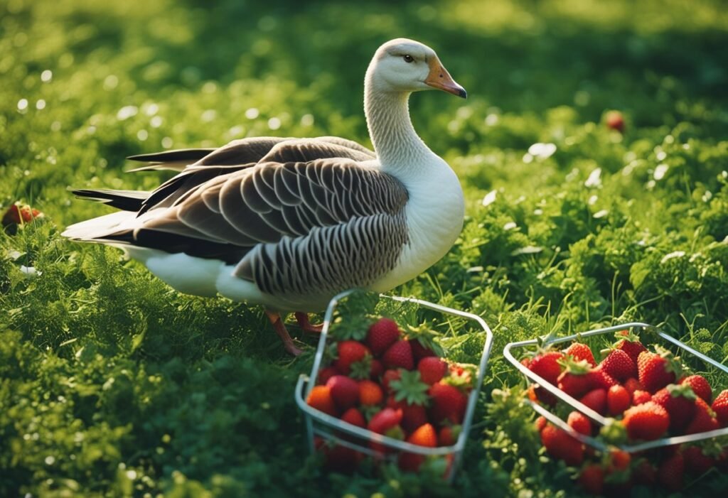 Can Geese Eat Strawberries?
