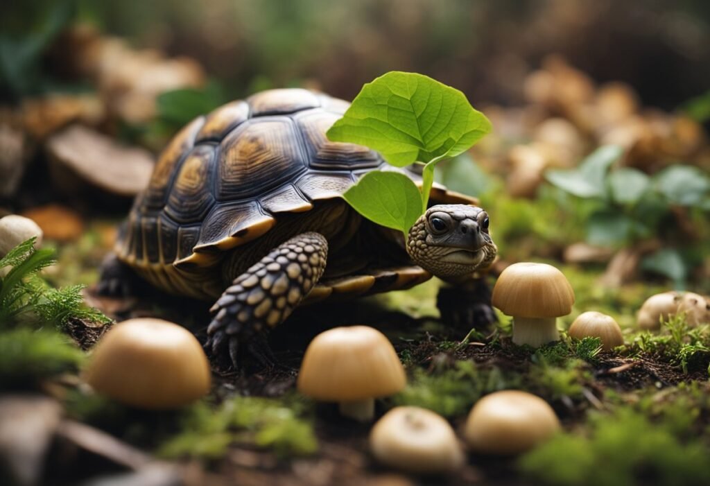 Can Tortoises Eat Mushrooms