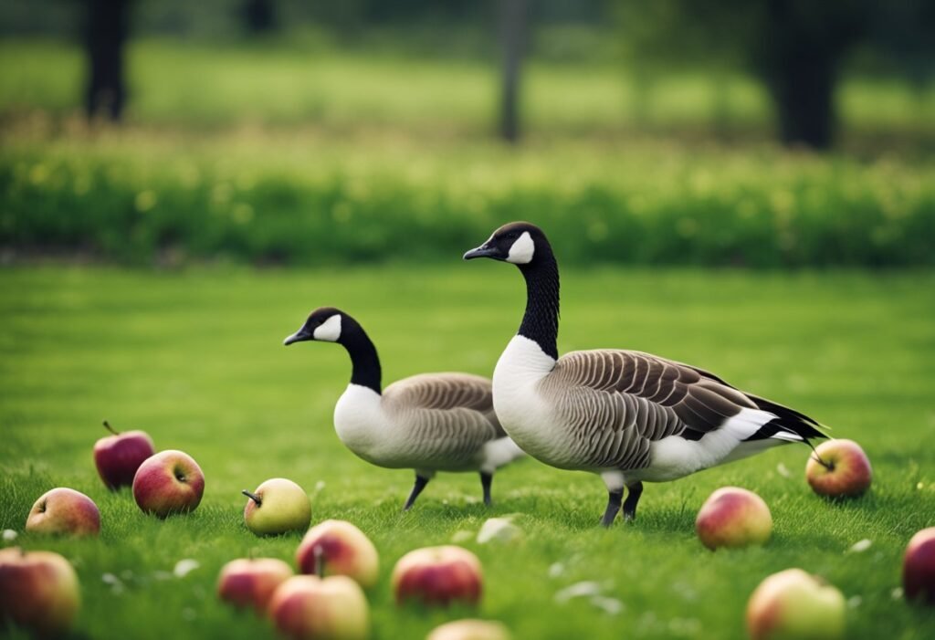 Can Geese Eat Apples