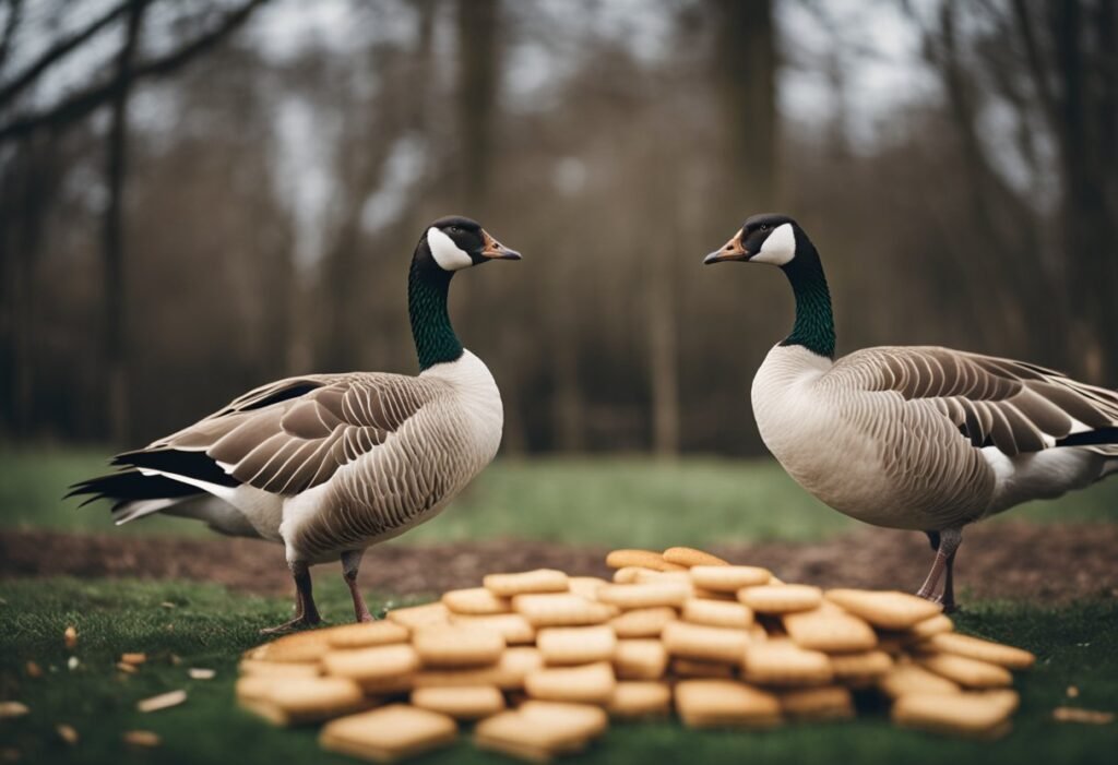 Can Geese Eat Crackers