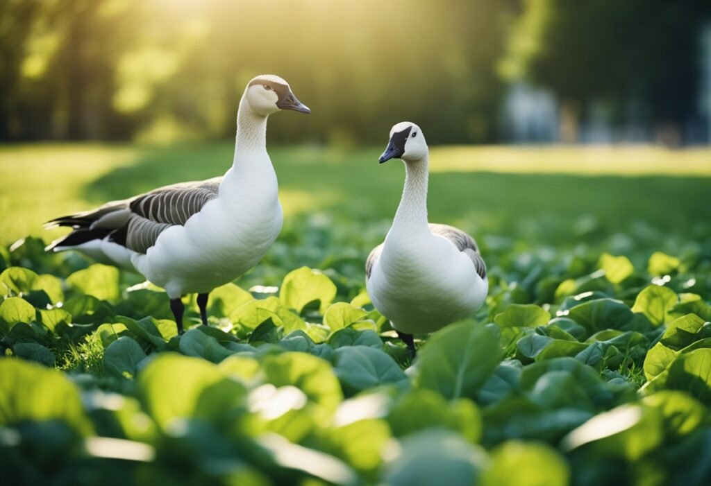 Can Geese Eat Spinach