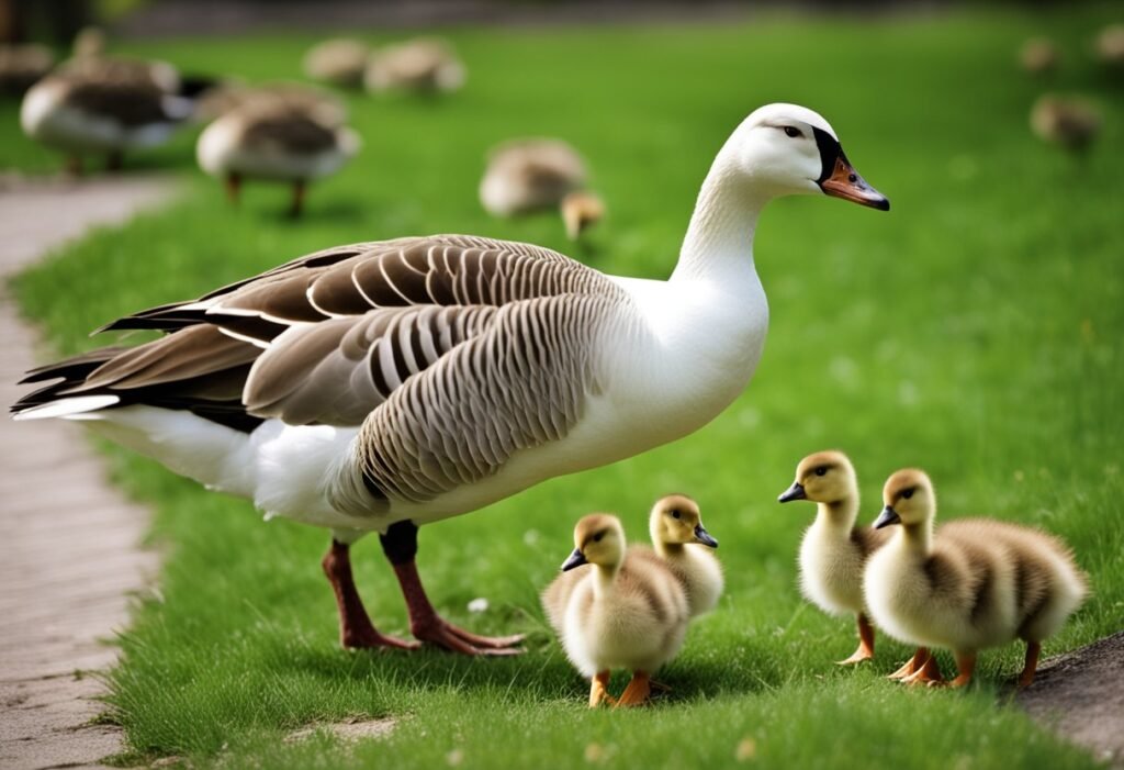 Can Adult Geese Eat Gosling Food