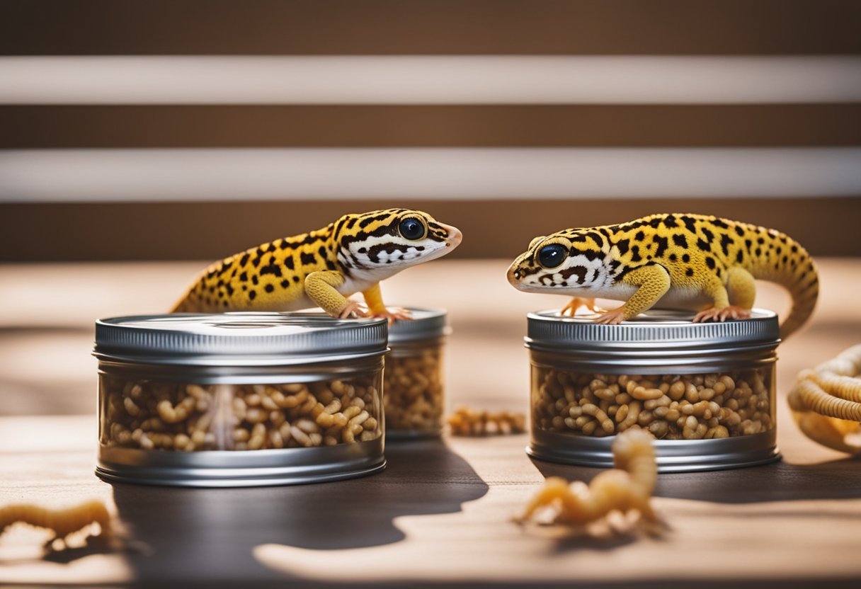 Can Leopard Geckos Eat Canned Mealworms?