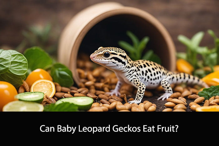 Can Baby Leopard Geckos Eat Fruit