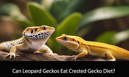 Can Leopard Geckos Eat Crested Gecko Diet?