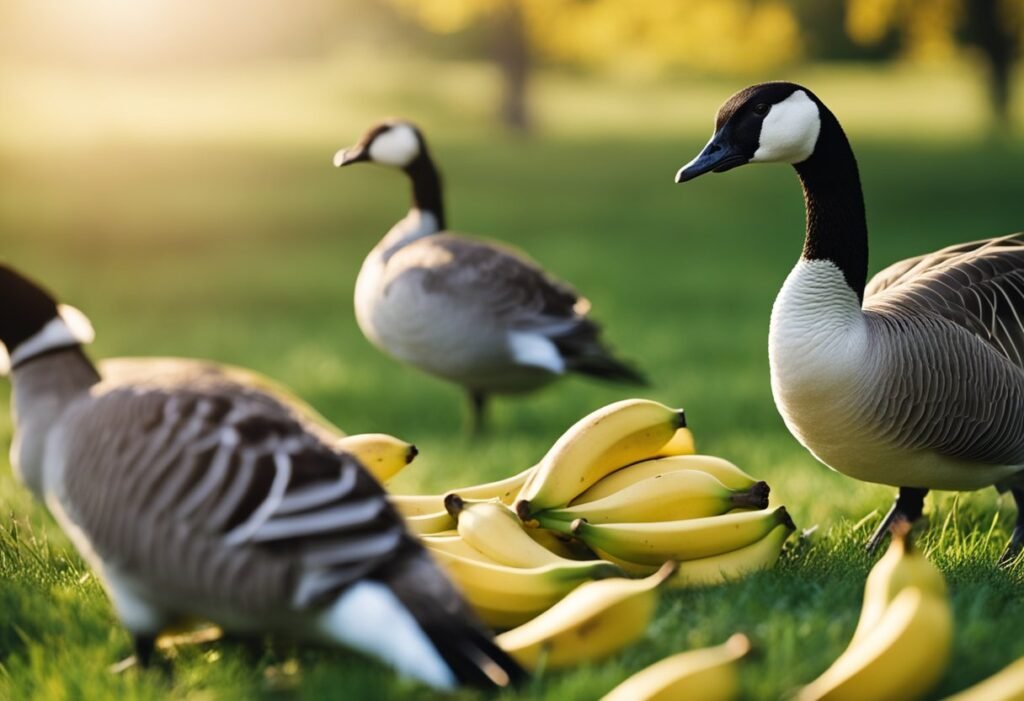 Can Canadian Geese Eat Bananas