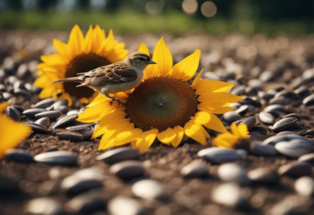 Can Sparrows Eat Sunflower Seeds