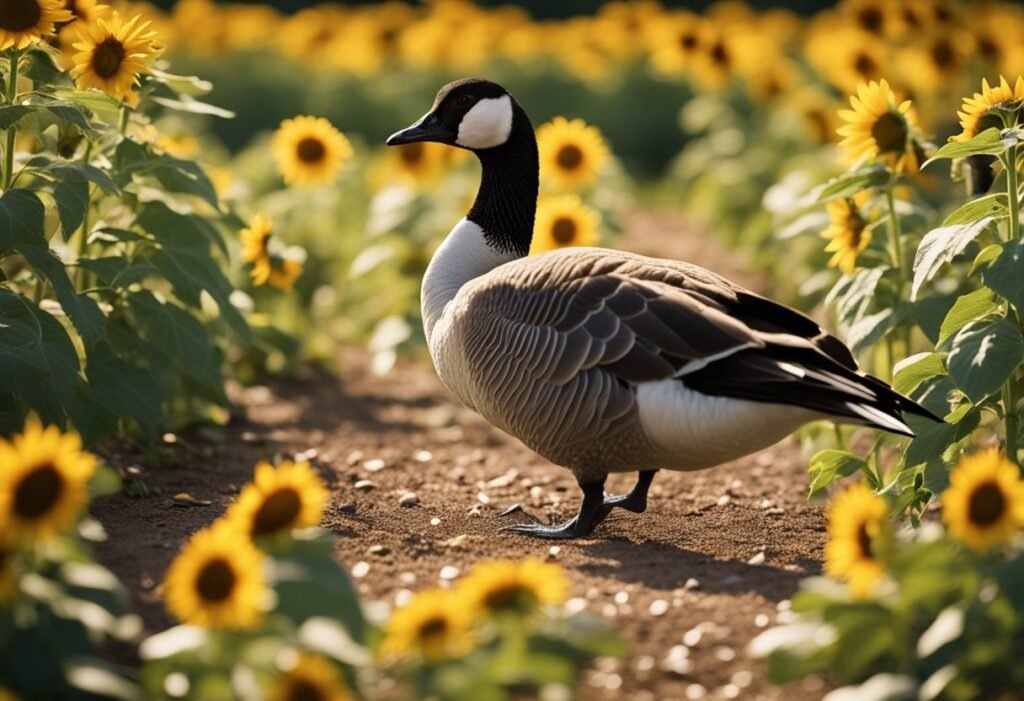 Can Canadian Geese Eat Sunflower Seeds