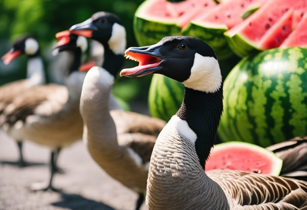 Can Canadian Geese Eat Watermelon