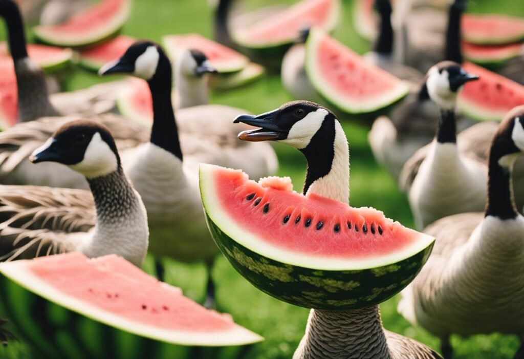 Can Canadian Geese Eat Watermelon