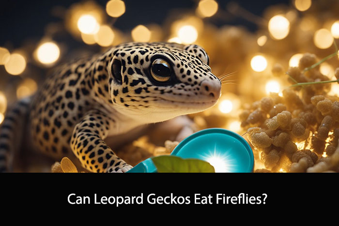 Can Leopard Geckos Eat Fireflies