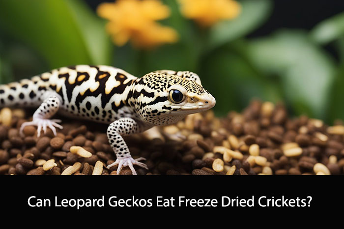 Can Leopard Geckos Eat Freeze Dried Crickets?
