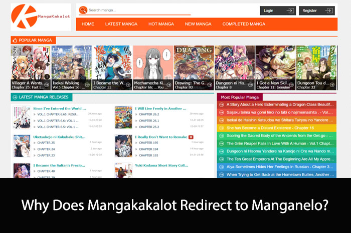 Why Does Mangakakalot Redirect to Manganelo