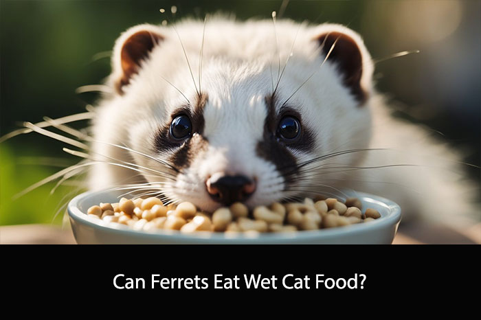 Can Ferrets Eat Wet Cat Food