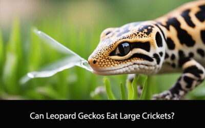 Can Leopard Geckos Eat Large Crickets?