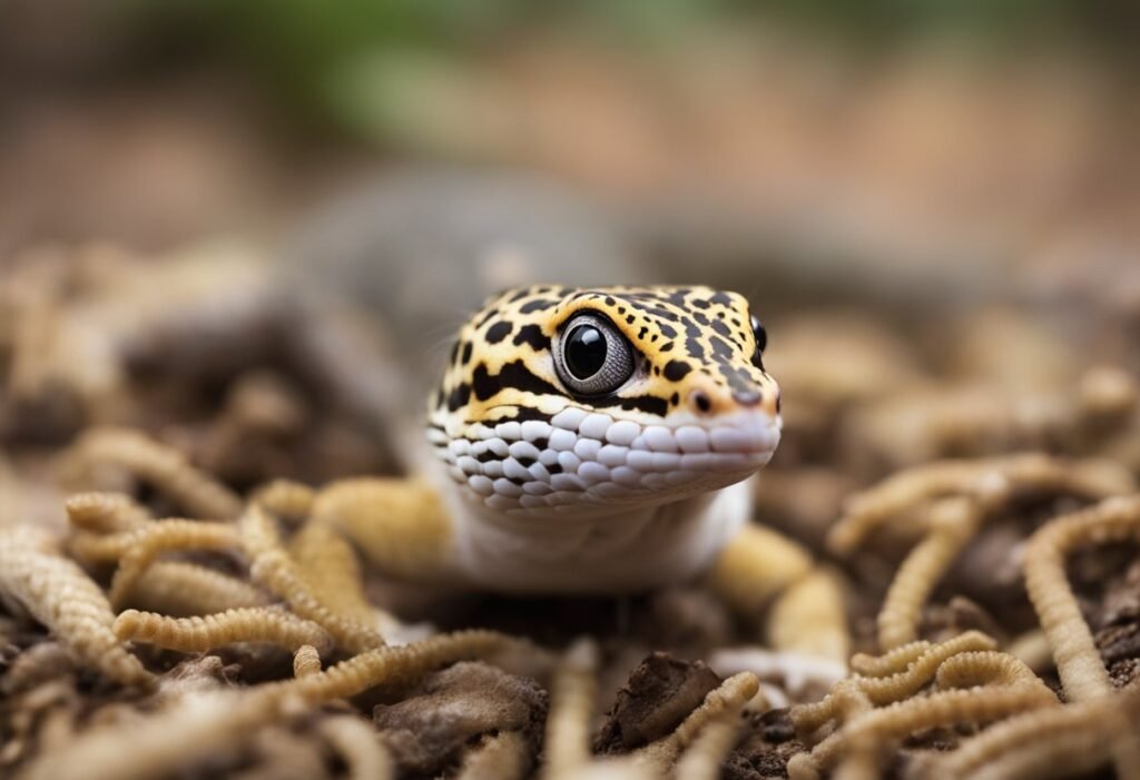 Can Leopard Geckos Eat Worms from Outside