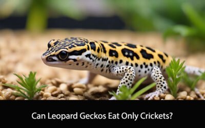 Can Leopard Geckos Eat Only Crickets?
