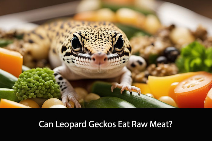 Can Leopard Geckos Eat Raw Meat