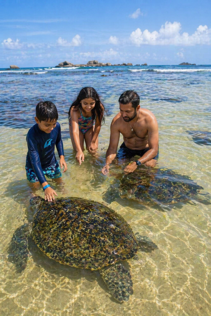 Dalawella Beach Sea Turtle